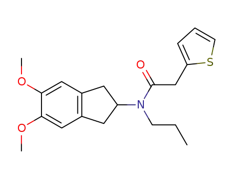 N-(5,6-dimethoxy-indan-2-yl)-N-propyl-2-thiophen-2-yl-acetamide