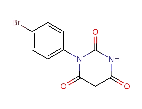 2,4,6(1H,3H,5H)-Pyrimidinetrione, 1-(4-bromophenyl)-