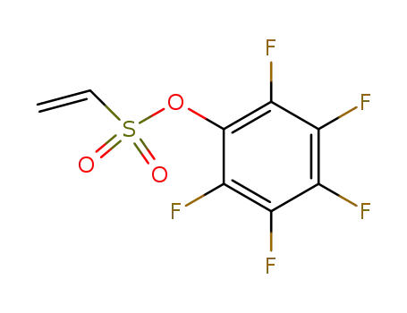 Molecular Structure of 452905-58-7 (2,3,4,5,6-PENTAFLUOROPHENYL 1-ETHYLENESULFONATE)
