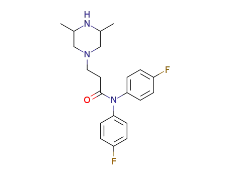 3-(3,5-dimethyl-piperazin-1-yl)-N,N-bis-(4-fluoro-phenyl)-propionamide