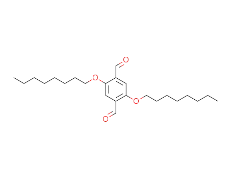 Molecular Structure of 123440-34-6 (2 5-BIS(OCTYLOXY)TEREPHTHALALDEHYDE  98)
