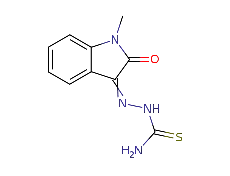 Molecular Structure of 1910-68-5 (N-METHYLISATIN-3-THIOSEMICARBAZONE)