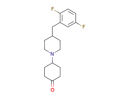 4-[4-(2,5-difluoro-benzyl)-piperidin-1-yl]-cyclohexanone