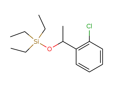 [1-(2-chlorophenyl)ethoxy](triethyl)silane