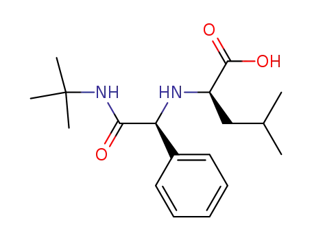 (R)-2-[((S)-tert-Butylcarbamoyl-phenyl-methyl)-amino]-4-methyl-pentanoic acid