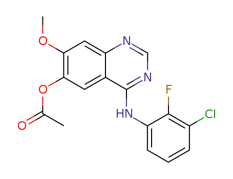 4-((3-chloro-2-fluorophenyl)amino)-7-methoxyquinazolin-6-yl acetate