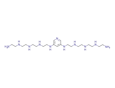 N,N'-bis-(2-{2-[2-(2-amino-ethylamino)-ethylamino]-ethylamino}-ethyl)-pyridine-3,5-diamine