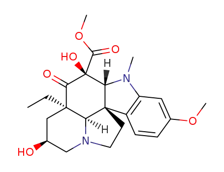 (2S,3aR,5S,5aR,10bR,12bR)-3a-Ethyl-2,5-dihydroxy-8-methoxy-6-methyl-4-oxo-2,3,3a,4,5,5a,6,11,12,12b-decahydro-1H-6,12a-diaza-indeno[7,1-cd]fluorene-5-carboxylic acid methyl ester