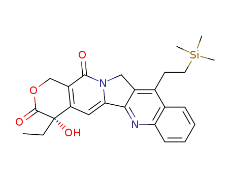 (4S)-4-ethyl-4-hydroxy-11-[2-(trimethylsilyl)ethyl]-1H-pyrano[3':4':6,7]indolizino[1,2-b]quinoline-3,14(4H,12H)-dione