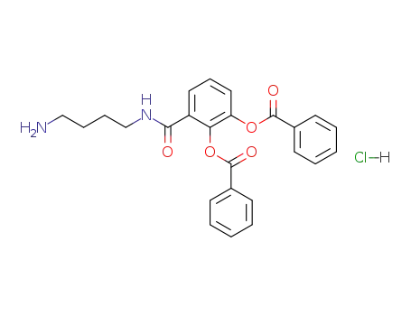 N-(2,3-dibenzyloxybenzoyl)-diaminobutane hydrochloride