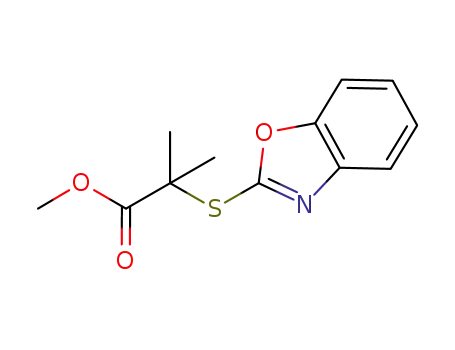 methyl 2-[(1,3-benzoxazol-2-yl)sulfanyl]-2-methylpropionate