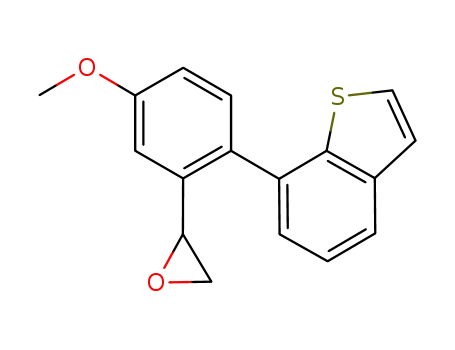2-(2-benzo[b]thiophen-7-yl-5-methoxy-phenyl)-oxirane