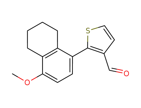 2-(4-methoxy-5,6,7,8-tetrahydro-1-naphthyl)thiophene-3-carboxaldehyde