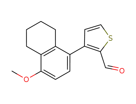 3-(4-methoxy-5,6,7,8-tetrahydro-1-naphthyl)thiophene-2-carboxaldehyden