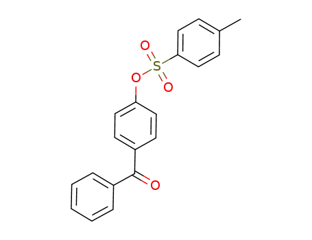 Molecular Structure of 131086-39-0 (Methanone, [4-[[(4-methylphenyl)sulfonyl]oxy]phenyl]phenyl-)