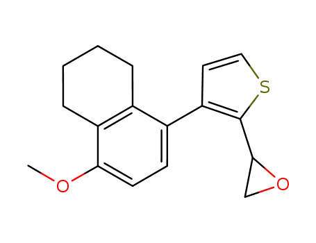2-[3-(4-methoxy-5,6,7,8-tetrahydro-naphthalen-1-yl)-thiophen-2-yl]-oxirane