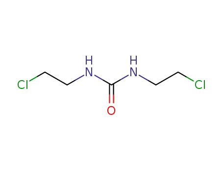 Molecular Structure of 2214-72-4 (N,N'-bis-(2-Chloroethyl)urea)
