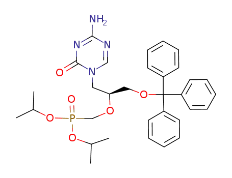 1-{(2S)-2-[(diisopropoxyphosphoryl)methoxy-3-(triphenylmethoxy)]propyl}-5-azacytosine