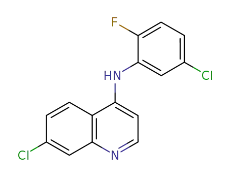 4-(5'-chloro-2'-fluorophenyl)amino-7-chloroquinoline