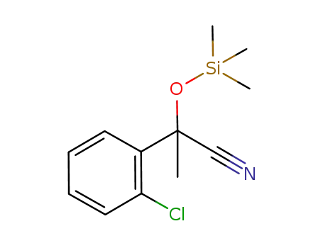 2-(2-chlorophenyl)-2-(trimethylsilyloxy)propanenitrile
