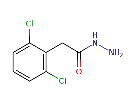 Molecular Structure of 129564-34-7 (2-(2,6-DICHLOROPHENYL)ACETOHYDRAZIDE)