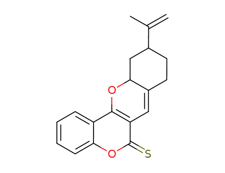 (6aH)-9,10,11,11a-tetrahydro-10-(prop-1-en-2-yl)-chromeno[4,3-b]chromen-6-thione