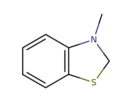 Molecular Structure of 38925-98-3 (Benzothiazole, 2,3-dihydro-3-methyl-)