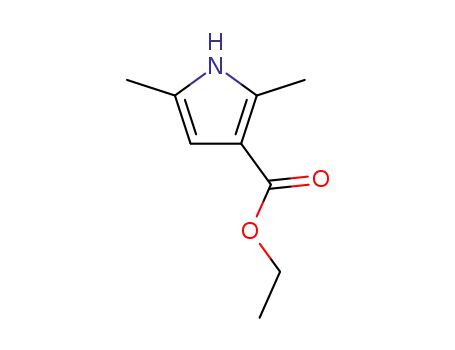 Molecular Structure of 2199-52-2 (Ethyl2,5-dimethylpyrrole-3-carboxylate)