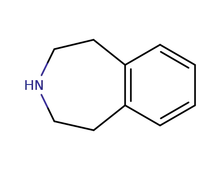 Molecular Structure of 4424-20-8 (2,3,4,5-TETRAHYDRO-1H-BENZO[D]AZEPINE)