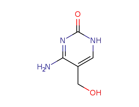 Molecular Structure of 1123-95-1 (5-HYDROXYMETHYLCYTOSINE)