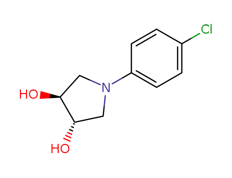 1-(4-chloro-phenyl)-pyrrolidine-3r,4t-diol
