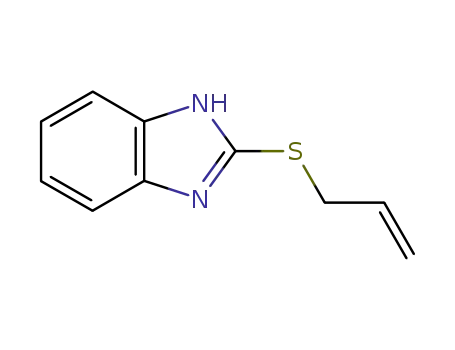 Molecular Structure of 51389-04-9 (1H-Benzimidazole,2-(2-propenylthio)-(9CI))