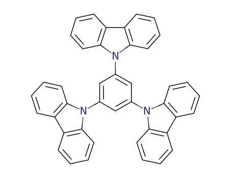 Molecular Structure of 148044-07-9 (1,3,5-Tri(9-carbazolyl)benzene)