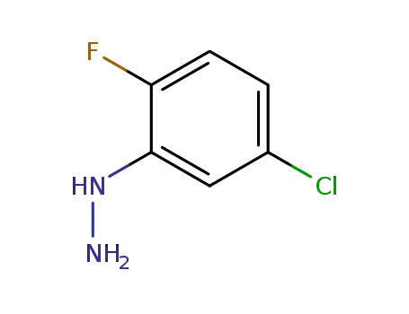 Molecular Structure of 396074-99-0 ((5-CHLORO-2-FLUOROPHENYL)HYDRAZINE)