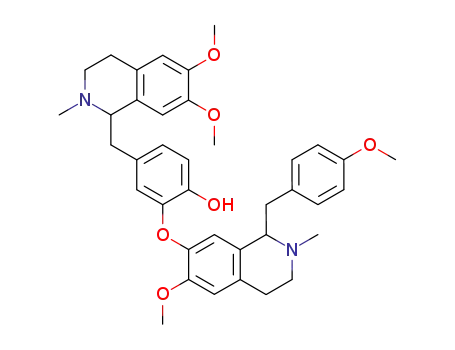 Molecular Structure of 2292-16-2 (Neferine)