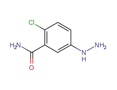 5-hydrazino-2-chloro-benzamide