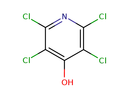 Molecular Structure of 2322-38-5 (2,3,5,6-tetrachloro-4-pyridinol)