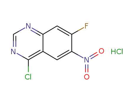 4-chloro-7-fluoro-6-nitroquinazoline hydrochloride