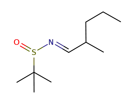 2-methyl-N-(2-methylpentylidene)propane-2-sulfinamide