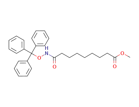 8-trityloxycarbamoyloctanoic acid methyl ester