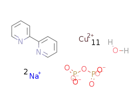 ([(2,2'-bipyridine)Cu(H2O)(μ-P2O7)Na2(H2O)6]*4H2O)