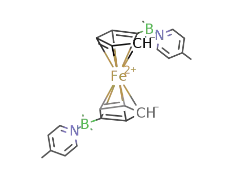 (C5H4B(CH3)2(C6H7N))2Fe