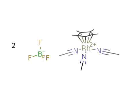 (η5-pentamethylcyclopentadienyl)rhodium tris(acetonitrile) tetrafluoroborate