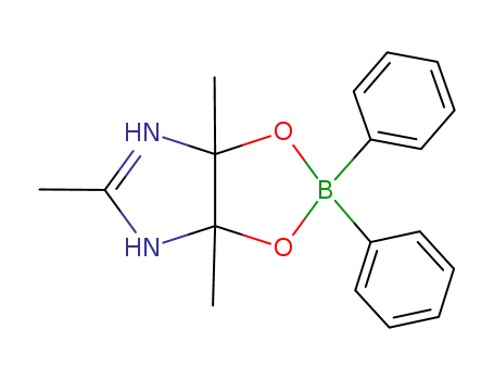 1,5,7-trimethyl-3,3-diphenyl-2,4-dioxa-8-aza-6-azonia-3-boratabicyclo{3.3.3}oct-6-ene