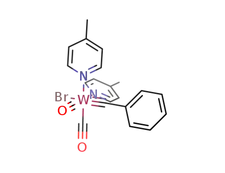 bromo(di-4-methylpyridine)(dicarbonyl)(phenylcarbyne)tungsten