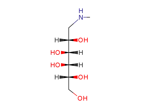 Molecular Structure of 7115-46-0 (1-DEOXY-1-(METHYLAMINO)-D-GALACTITOL)