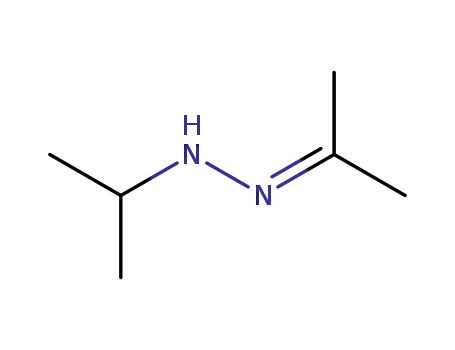Molecular Structure of 7423-01-0 (2-Propanone (1-methylethyl)hydrazone)