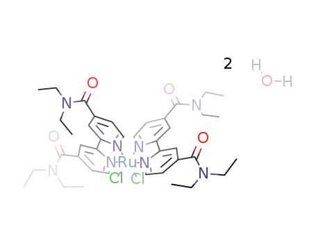 Ru(II)(4,4'-diethylamide-2,2'-bipyridine)2Cl2*2H2O