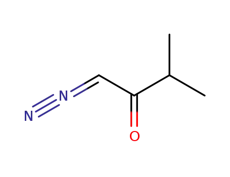 Molecular Structure of 14088-55-2 (2-Butanone, 1-diazo-3-methyl-)