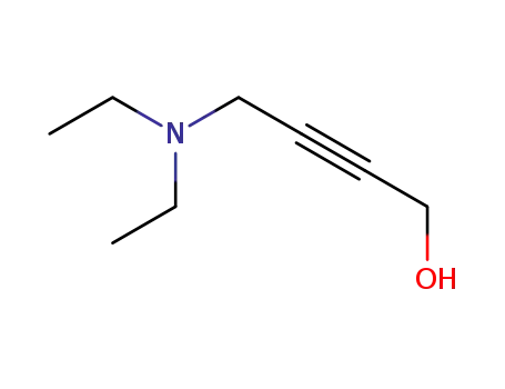 4-DIETHYLAMINO-2-BUTYN-1-OL 4-(N,N-Diethylamino)butyn-1-ol 4,4-DiethylaMino-2-butyn-1-ol 10575-25-4 98% min  CAS NO.10575-25-4